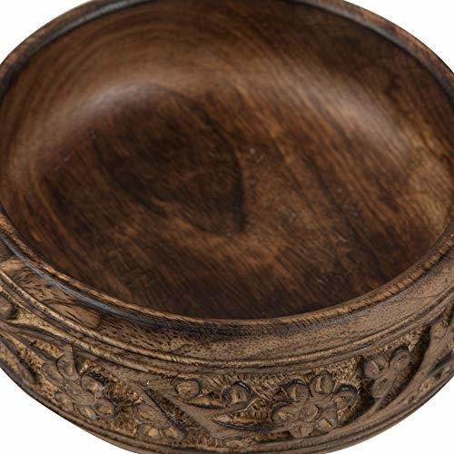 Hermosa Hecha A Mano 6 X 2 Mango Decorativo De Madera De Man
