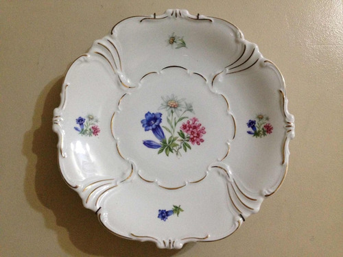 Plato Decorativo Porcelana Alka Kunst Bavaria Alemania