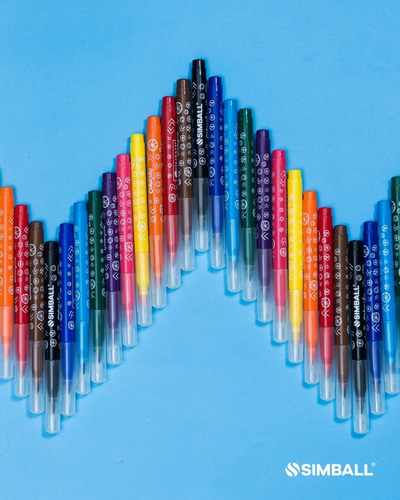 Marcadores De Colores Color Plus X 10 Unidades Simball