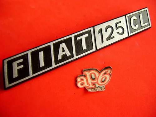 Fiat 125 Cl - Insignia Placa Trasera