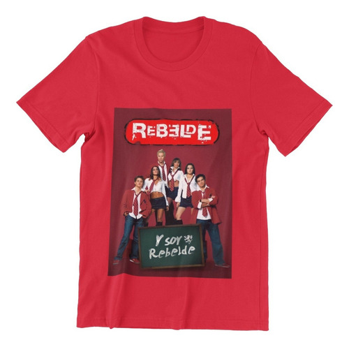 Polera Unisex Rbd Banda Yo Soy Rebelde Algodon Estampado