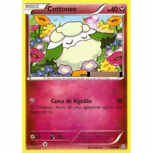 2x Cottonee - Pokémon Fada Comum 55/98 Xy Origens Ancestrais