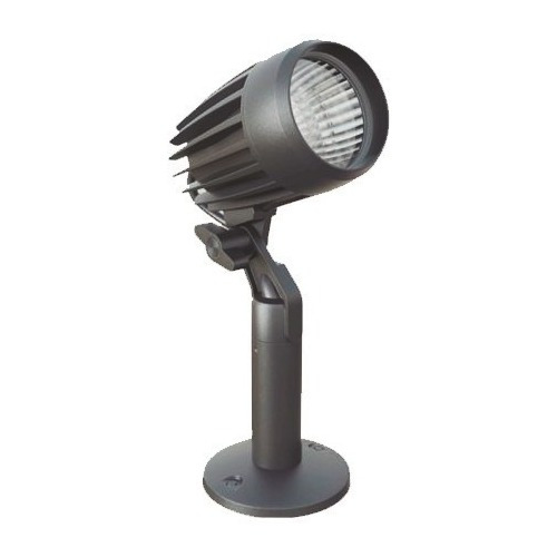 Proyector De Piso Sobreponer Led 10w 50° 60k Gris Acero Magg