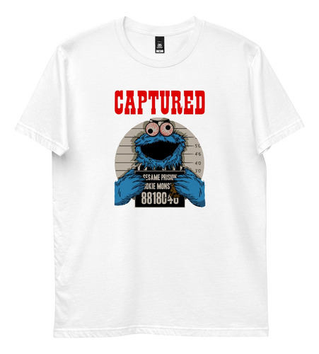 Playera Monstro Come Galletas Arrestado Cookie Monster