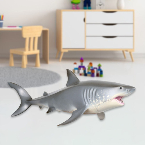 Ornamentos De Modelo De Tubarão Brinquedo Tubarão Branco