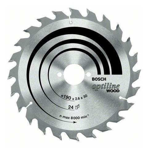 Disco Sierra 8-1/4'' T24 Bosch