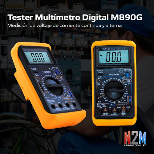 Tester Multimetro Digital Tension Corriente Resistencia