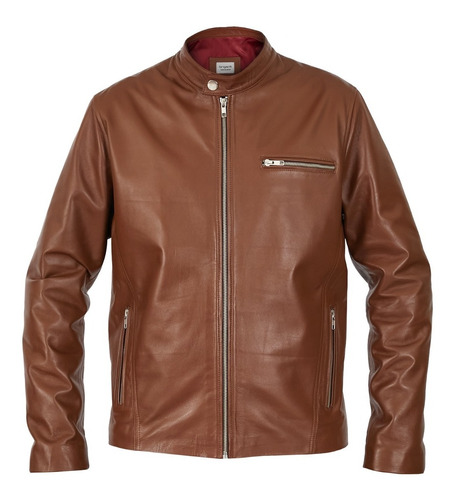 Campera Hombre Cuero Briganti Abrigadas Chaqueta Reece Varon