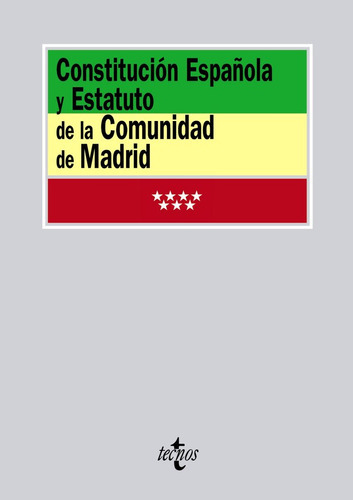 Constituciãâ³n Espaãâ±ola Y Estatuto De La Comunidad De Madrid, De -. Editorial Tecnos, Tapa Blanda En Español