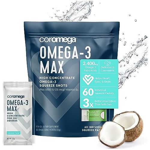 Max De Alta Concentración De Omega 3 De Aceite De Pescado, O