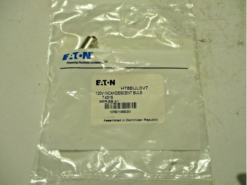 New Eaton/cutler-hammer Htbbulbv7 Incandescent Bulb 120v Vvz