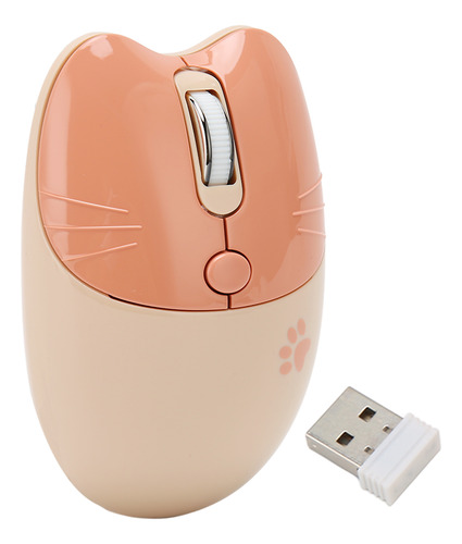 Girl Mouse Sem Fio Bt5.1 Ou 2,4 Ghz Com Clique Silencioso Aj
