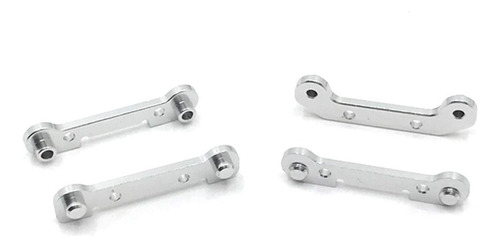 4 Piezas Rc Coche Reforzado Swing Arm Set Rc Car Plata