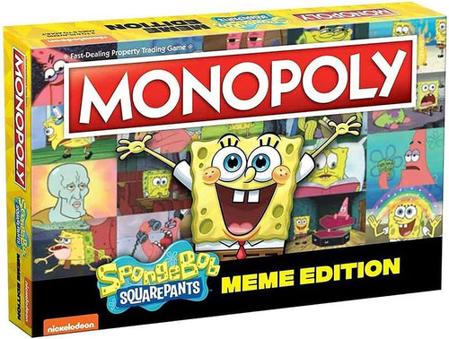 Monopoly: Edición Meme De Bob Esponja Para 6 Jugadores