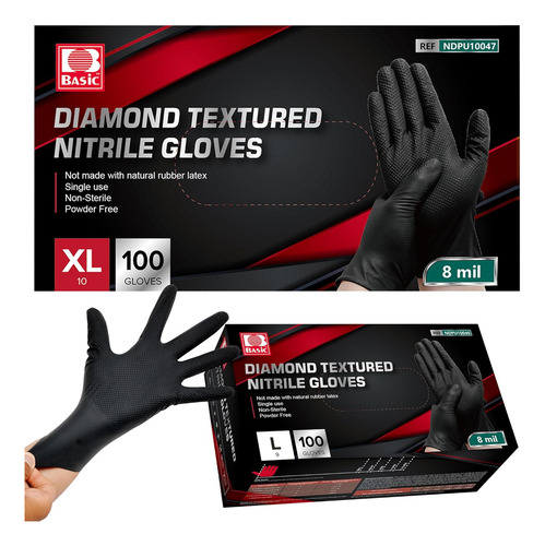 Guantes Desechables Industriales De Nitrilo De Alta Resisten