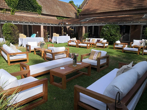Alquiler De Livings Rústicos De Madera Para Eventos
