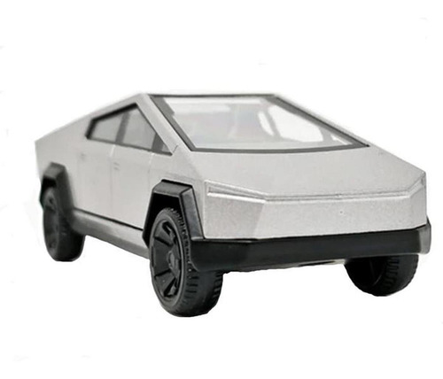 Camión Pick-up De Decoración, Mxtkb-001, 1:64, 9x2x3cm, Meta Color Gris