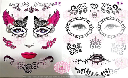 Imagen 4 de 4 de Disfraz Esqueleto Hueso Xg Tallas Plus Tatoo Catrina Gratis