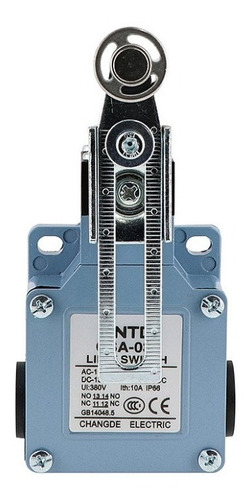 Imagen 2 de 5 de Csa-031 Cntd Interruptor Limite 1nc+1no Rodillo Ajustable