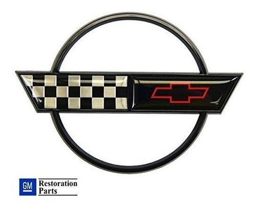 Imagen 3 de 7 de C4 Corvette Emblema De La Nariz Delantera + Emblema De La Ta