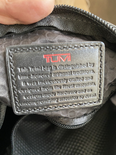 Tumi Maletin Balístico Negro Negro Nylon