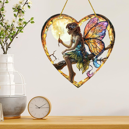 De Hadas En De Corazón De Hadas Arte Decorativo De Pared Par