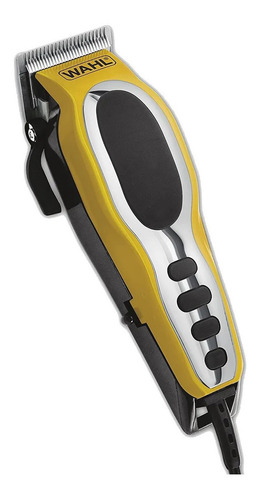 Combo de cortadora y recortadora de pelo Wahl Home Groom Pro amarilla y negra 120V
