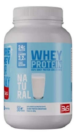 100% Whey Concentrate (900g) - Sabor: Natural Natural