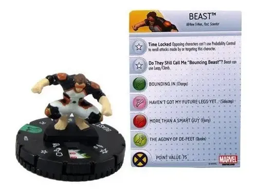 Figurine Heroclix Beast Nr 022 Avec Carte - Jeu De Figurines Collectibles - Occasion