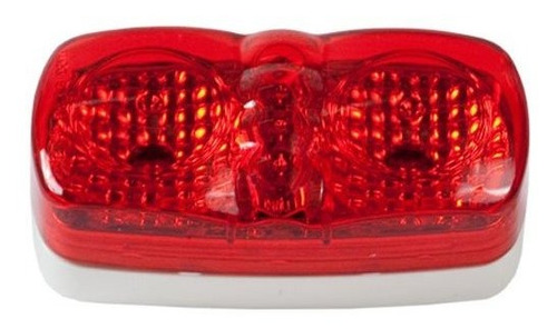 Blazer Led 4-inch Oblong Limpieza Side Marker Light Rojo