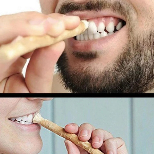 Nova Escova De Dentes Natural Hot Miswak Siwak De 2 Peças