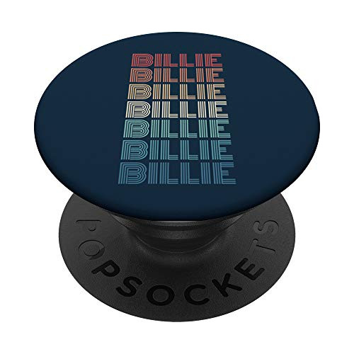 Retro Personalizado Billie Nombre Popsockets Popgrip: T2474