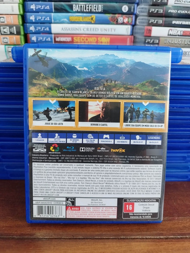 Tom Clancys Ghost Recon Wildlands Ps4 (Usado)