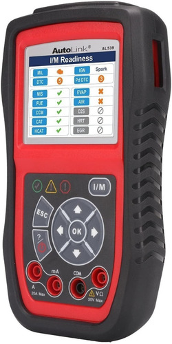 Imagen 5 de 7 de Autel Al539b Scanner Multimetro Prueba Baterias Launch