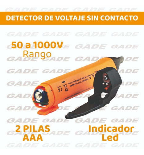 Imagen 3 de 7 de Buscapolo Detector De Voltaje Inductivo Digital Vd03 Luz