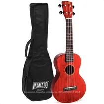 Comprar Ukelele Electroacustico Concierto Mahalo Pua Funda Acolchada
