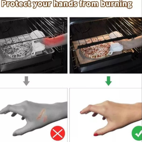 Protector Silicona Quemadura Rejilla Horno Resist. Calor Fcg