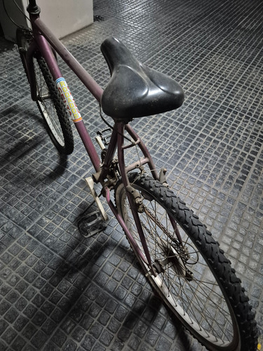 Bicicleta Con Cambios Rodado 26 Celta Bordó (Usado)