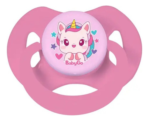 Chupeta Unicórnio Rosa Com Capuz-baby Go(a Partir De 6 Meses