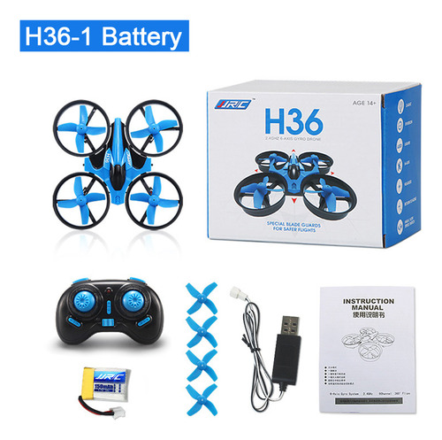 Helicóptero Jjrc H36 Mini Rc Drone De 4 Canales Y 6 Ejes Con