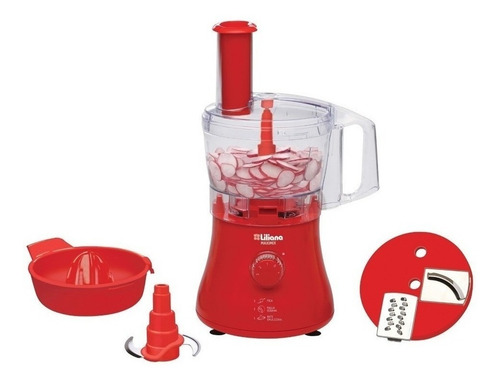 Imagen 3 de 4 de Multiprocesadora Liliana Maximix Am610 650w Roja