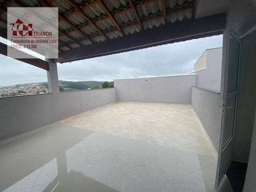 Imagem 2 de 15 de Cobertura Com 95 M² Total - 2 Dormitórios, 2 Vagas - À Venda Por R$ 350.000 - Vila Progresso - Santo André/sp - Co0942