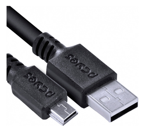 Cabo Usb A 2.0 Macho Para Mini Usb B Macho 2 Metros - Pcyes