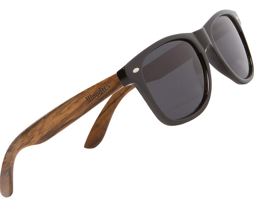 Woodies Gafas De Sol De Madera De Nogal Con Lentes Oscuros Y