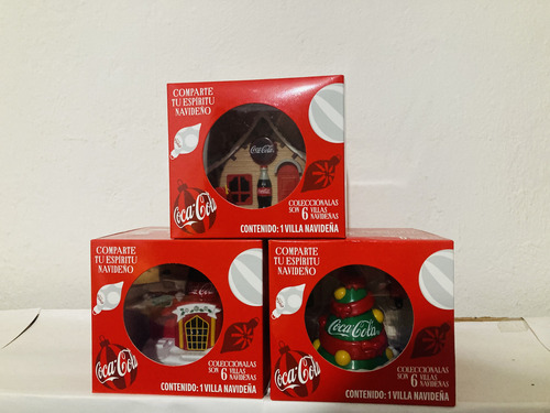 Villas Navideñas Cocacola Arbolito Casita Fábrica (Usado)