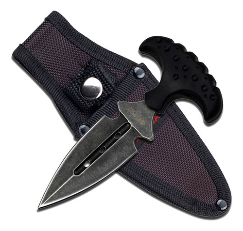 Cuchillo Daga Táctico Mtech Con Funda De Nylon