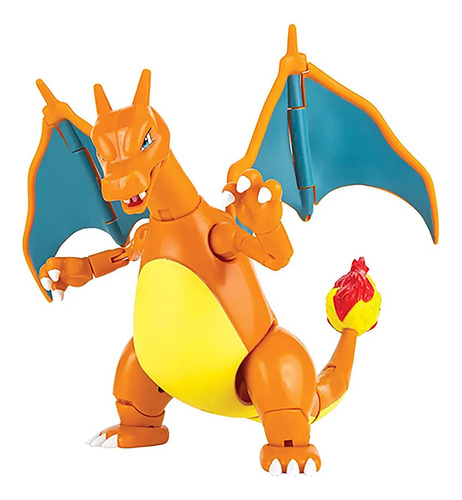 Pokemon Boneco Super Articulada De 15 Cm Do Charizard