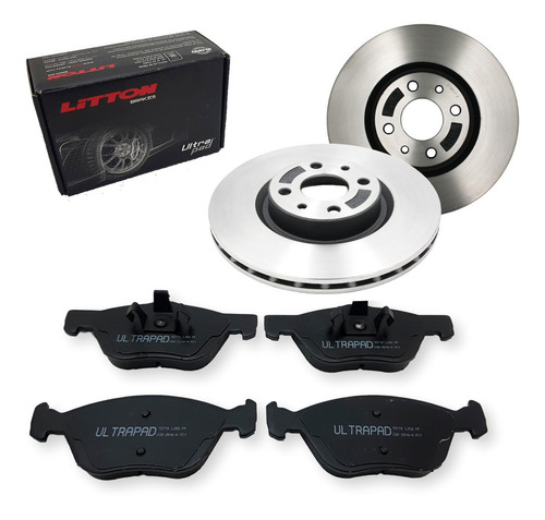 Kit Discos Y Pastillas Fiat Palio Adventure 2009-2011 1.8 De