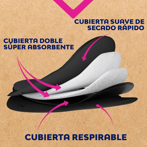 Saba Toalla Reusable Larga 1 Pza Liso