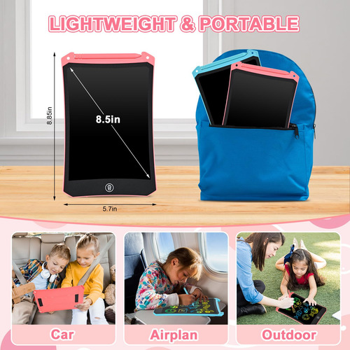 Tableta De Escritura Lcd Cimetech Doodle Board De 8.5 Pulgad